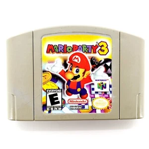Mario Party 3 (Nintendo 64) Authentic **Replaced Label** Cart Only Tested READ!! - Picture 1 of 15