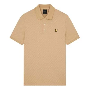 Lyle & Scott SP1901V Grid Texture Polo T-Shirt - Picture 1 of 8