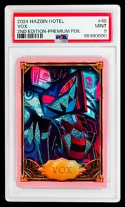 Hazbin Hotel 2nd Edition Foil Card - VOX - PSA MINT 9 - COLLECTIBLE CERT NUMBER! - Bild 1 von 2