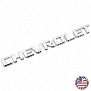 For Chevy Chevrolet Rear Lifgate Letter Badge Nameplate Logo Emblem Chrome Sport - Picture 1 of 6