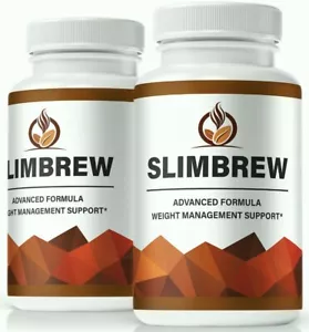 (2 Pack) SlimBrew Weight Loss Capsules, Slim Brew Pills to Burn Fat for Energy - Picture 1 of 8