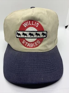 Willis Stables Vintage Snapback Mütze Druckknopf gebrochen siehe Bilder - Bild 1 von 5