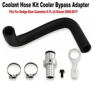 Dodge Ram Cummins 2009-17 Cooler Bypass Adapter 2500 3500 6.7L Coolant Hose Kit - Picture 1 of 10