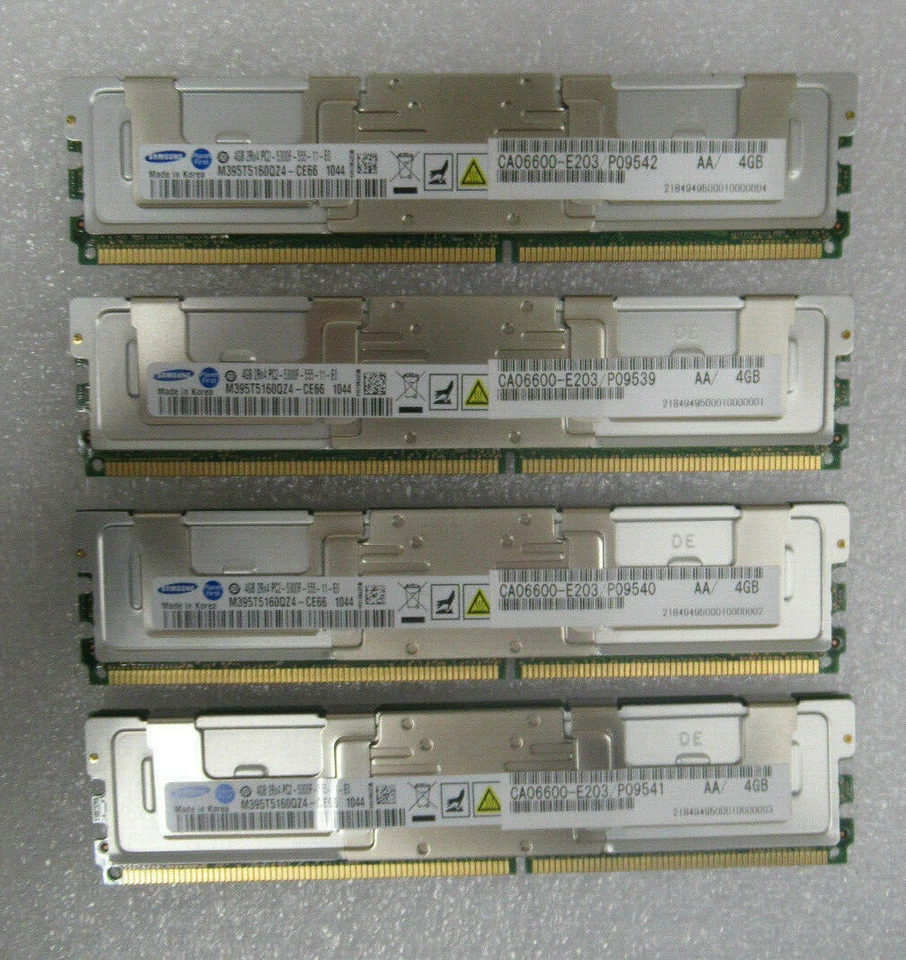 Fujitsu 16GB (4x4GB) CA06600-E203 CACHE memory for RAID Controllers - Image 1 of 4