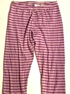 HANNA ANDERSSON Girls' Purple Striped Capri Pajama Pants ~ Sz 160/14 - Picture 1 of 1