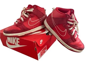 Nike Dunk High Se scarpe da ginnastica in scatola Uk8.5 DH0960-600 sneakers rare con scatola rosse - Foto 1 di 11
