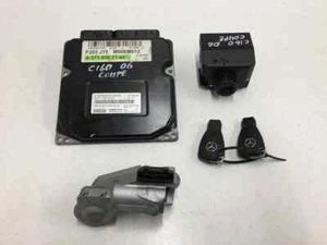 2006 MERCEDES C W203 COUPE C160 1.8 KOMPRESSOR ENGINE ECU KIT 2 KEYS A2710107144 - Picture 1 of 6