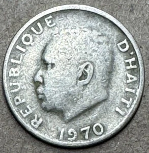 Haiti - 1970 - 5 Centimes - Hatian Coin - Picture 1 of 3