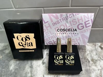 Coscelia Profesional Arte en Uñas - Esmalte en Gel, Botellas de 2-10 ml (A32-017 y 038) Nuevo Foto 1 de 3