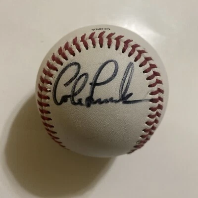 Signed MLB Baseball Cole Liniak Chicago Cubs Worth WCC Official Ball - Image 1 of 4