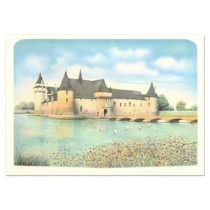 Rolf Rafflewski - "Chateau" Limited Edition Lithographie signiert nummeriert HC - Bild 1 von 2