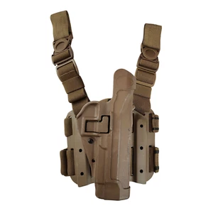Used Scratched BLACKHAWK w/ QD Level 2 Tactical Right Leg Holster  *mocinc.1982* - Picture 1 of 6