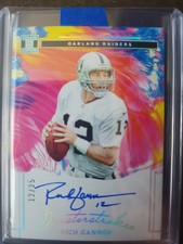 Panini Impeccable: Masterstrokes: Rich Gannon: On Card Auto 12/25