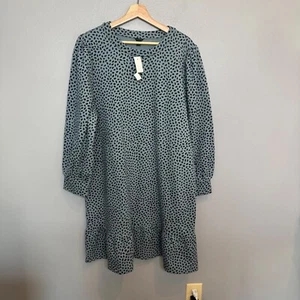 ANN TAYLOR Sweatshirt-Kleid mit Rüschensaum Größe XXL NEU Neu mit Etikett Damen Freizeit - Bild 1 von 6
