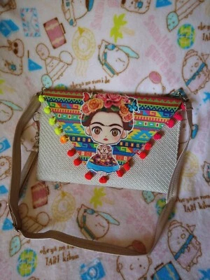 Сумочка через плечо Frida Kahlo богемный клатч конверт - Изображение 1 из 4