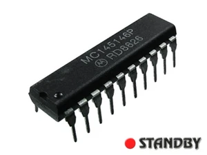 1pc MC145146P  DlP20 MOTOROLA 4-bit Data Bus Input PLL Frequency Synthesizer - Bild 1 von 1
