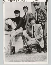 Four Baltimore Boys Want To Be Stand-Ins For THE BEATLES. 1965 Press Photo Music