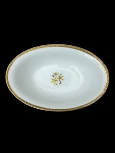 Noritake GOLDSTON Oval Vegetable Bowl 10.75” Black & Gold 5595 - Picture 1 of 6
