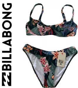 BNWT BILLABONG SUBLIME HELENA UNDERWIRE BRA & BONDI BOTTOMS (MEDIUM/10) $139 - Picture 1 of 5