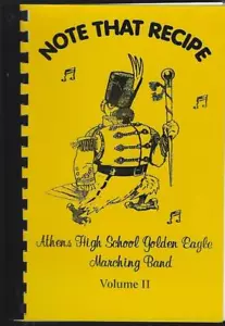 Note That Recipe Athens High School Golden Eagle Marching Band Cookbook Alabama - Picture 1 of 1