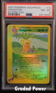 Aquapolis Reverse Holo Exeggutor PSA 8 HOLO INVERSO (0630) 12/147 Pokemon  - Imagen 1 de 1