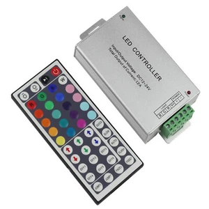 Infrared Remote Control IP44 RGB Controller DC for SMD 5050 LED Strip 44 Key ff - Picture 1 of 19
