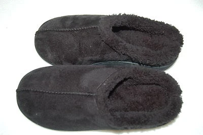 ZAPATILLAS NEGRAS para mujer sin cordones gamuza sintética Sherpa ESPUMA MEM suela de goma M 9-10 Foto 1 de 2