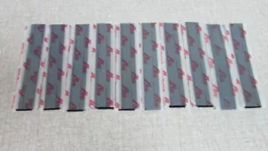 VELCRO® Brand Stick on strips BLACK 4" x .75" pack of 10 hook and loop sets NEW! - Picture 1 of 6