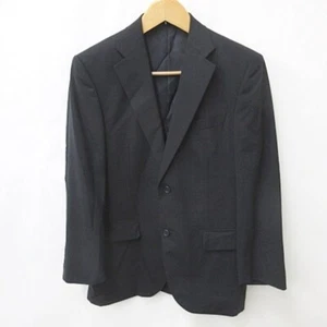 Christian Orani Jacket Tailored Single Breasted Wool Navy 92A5 Shoulder Used 1d1 - Picture 1 of 8