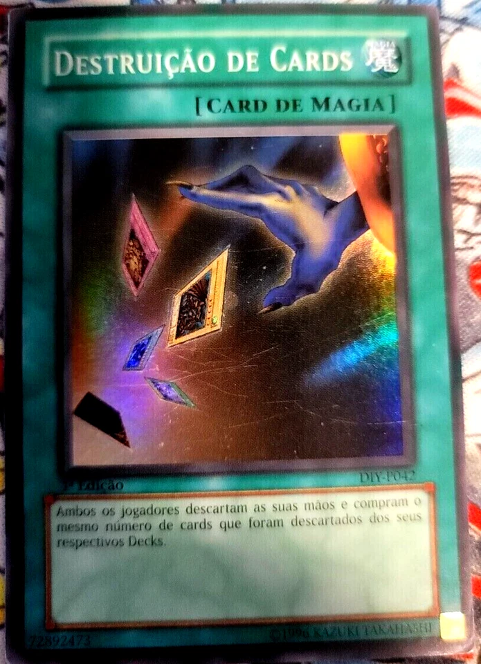 Portuguese YuGioh Destruicao de Cards NM (1st Ed.) DIY-P042 Super Rare Card - Image 1 of 1