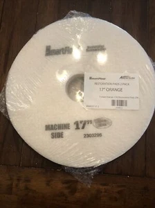 17” Ameripolish Smartfloor Restoration Pads 2-pack Orange - Picture 1 of 3