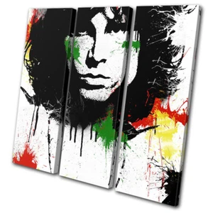 Jim Morrison The Doors Abstract Musical TREBLE CANVAS WALL ART Picture Print - Picture 1 of 1