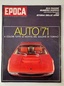 Epoca n.1049 anno 1970 Auto '71 a colori tutte le novità del Salone di Torino  - Picture 1 of 3