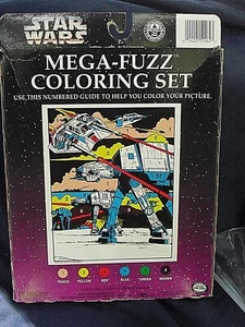Star Wars Mega-Fuzz Coloring Set ~ noch original verpackt ~ 1996 - Bild 1 von 2