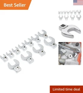 SAE Crowfoot Wrench Set - Alloy Steel Construction with Polished Finish - Bild 1 von 7