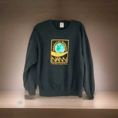 Suéter de Colección NANN Asociación de Enfermería Neonatal para Mujer Talla L Jerzees Pullover  Foto 1 de 4