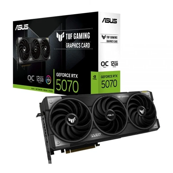 ASUS TUF Gaming GeForce RTX 5070 OC D7 12 GB / Scheda grafica da gioco - Immagine 1 di 1