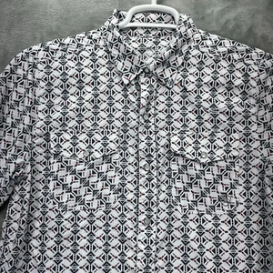 Ariat Shirt mens Small AriatTek performance western aztec VentTEK pearl snap - Picture 1 of 14