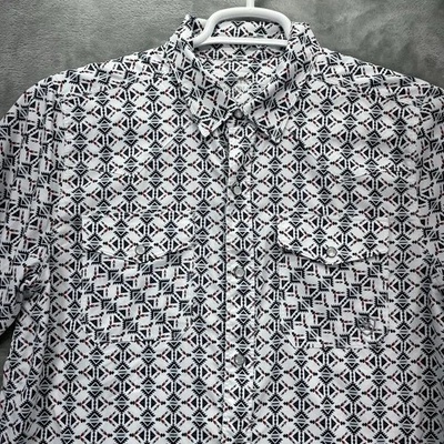 Ariat Shirt mens Small AriatTek performance western aztec VentTEK pearl snap - Image 1 of 4