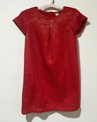 Vestido de fiesta rojo con hilo dorado para niñas Nuevo con etiquetas Vestido Gap XL Foto 1 de 3