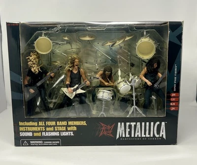 2001 METALLICA HARVESTERS OF SORROW STAGE MCFARLANE DELUXE BOXED SET MIB SEALED - Image 1 of 4