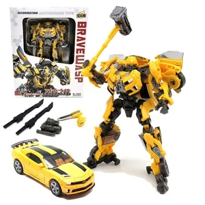 Transform Yellow Bee Knight Robot 8803 Action Figure Autobot Deformabl Car Toy - Picture 1 of 18