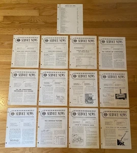 1961 Chevrolet SERVICE NEWS SET/LOT Bulletin Corvette/Impala/Chevy II 1962 GM - Picture 1 of 1