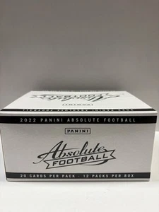 Panini Absolute NFL Fútbol 2022 CELLO FAT PACK CAJA (12 paquetes sellados) Valor Nuevo - Imagen 1 de 2