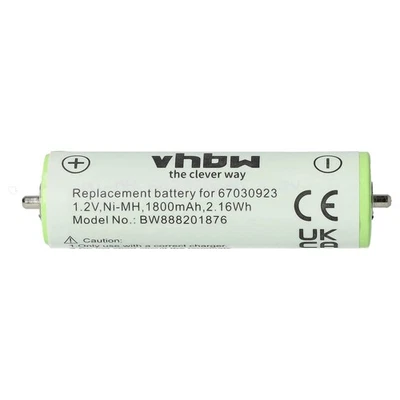 Batería para Braun Cruzer4 Flex XP 5610 CruZer6 CruZer3 CruZer5 1800mAh 1,2V - Immagine 1 di 4