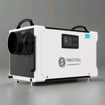 Deshumidificador comercial Moiswell 145 pintas con manguera de drenaje para espacios de arrastre sótano Foto 1 de 4