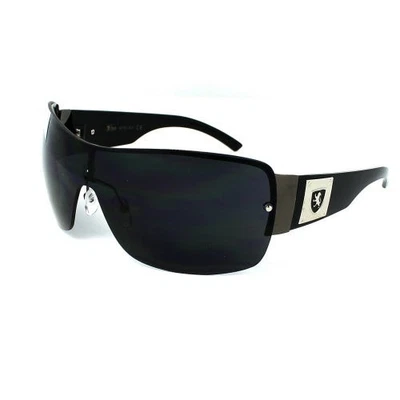 KHAN Sunglasses Shield 3391 - Black - Image 1 of 2