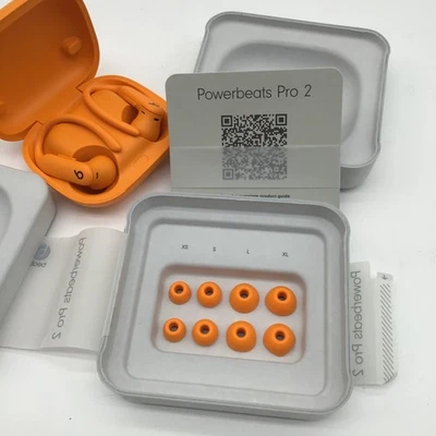 Beats Powerbeats Pro 2 Earbuds Electric Orange with OEM box and all accessories - Image 1 of 4