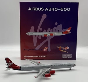 Virgin Atlantic A340-600 Reg:G-VYOU 11987 Phoenix Modelos Escala 1:400 Diecast - Imagen 1 de 15