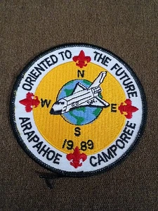 1989 Arapahoe Camporee Orientiert an der Zukunft BLK Bdr. [MX-13605] - Bild 1 von 4